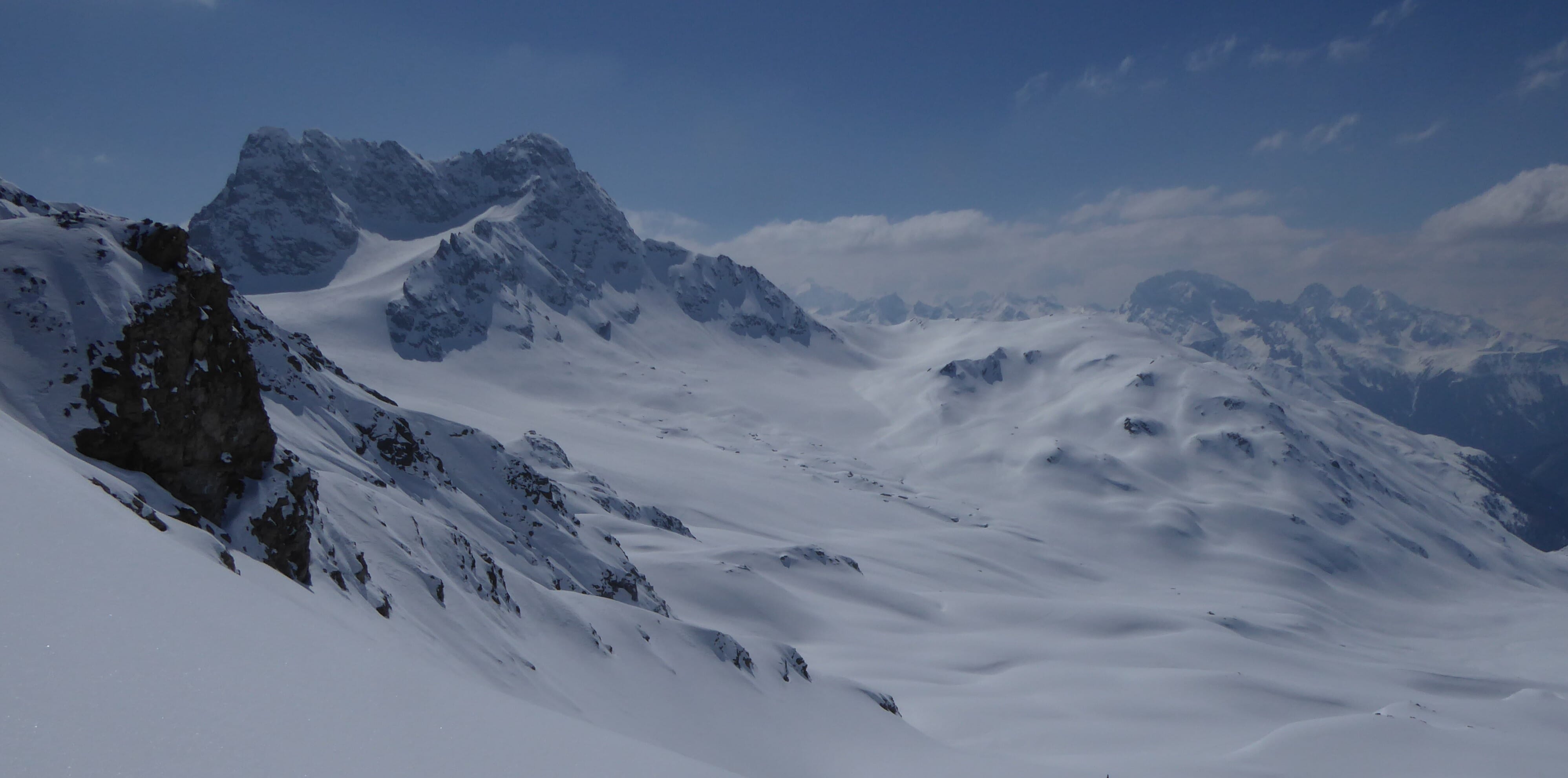 Piz Kesch 3418m: Höchster Berg der Albula Alpen in Graubünden